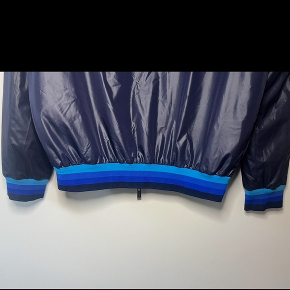 ICEBERG NAVY REVERSIBLE TECHNICAL BOMBER JACKET SIZE L - Picture 8 of 9